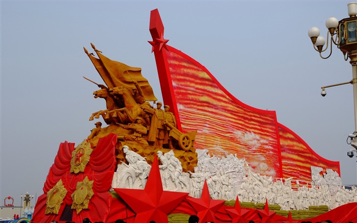 Disfraces, la Plaza de Tiananmen (obras barras de refuerzo) #27