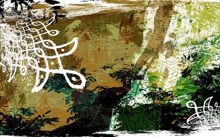 カラフルなクラッタの背景壁紙 (2) #14