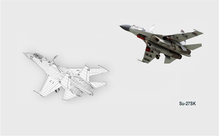 CG wallpaper vojenská letadla #7