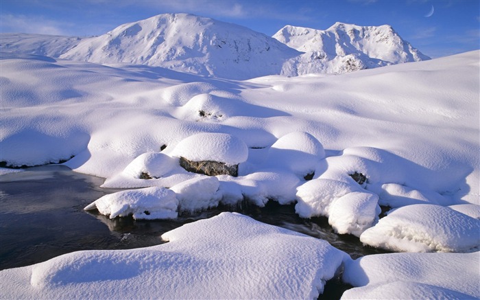Fond d'écran panoramique de neige (2) #19