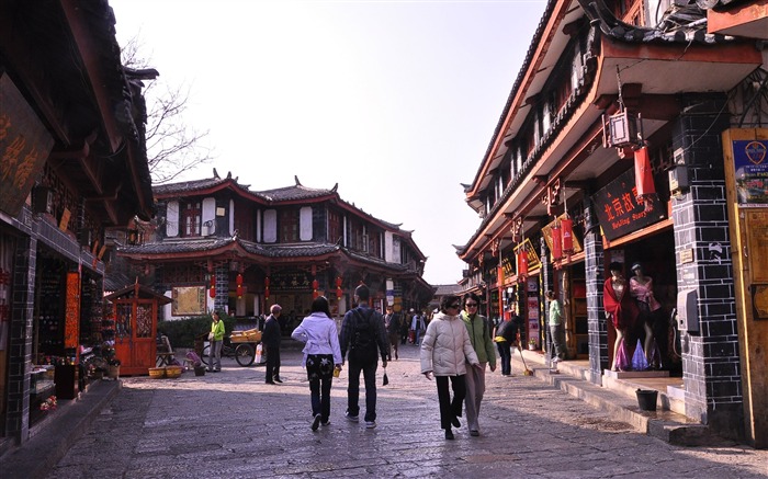 Starobylé město Lijiang atmosféra (2) (starý Hong OK práce) #10