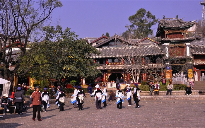Starobylé město Lijiang atmosféra (2) (starý Hong OK práce) #13