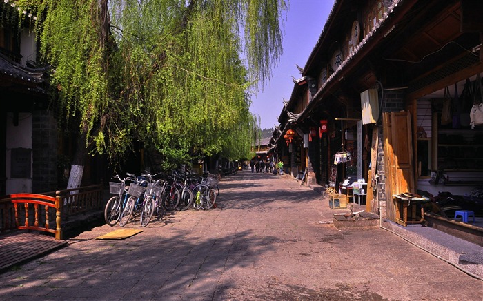 Starobylé město Lijiang atmosféra (2) (starý Hong OK práce) #21