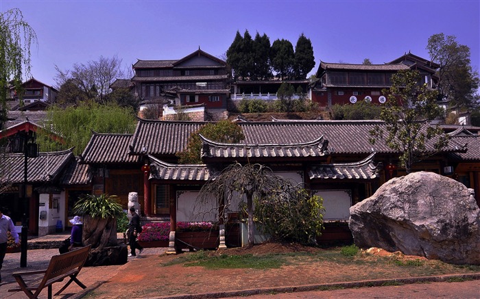Starobylé město Lijiang atmosféra (2) (starý Hong OK práce) #27