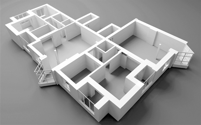 Архитектурная 3D Обои Дизайн (2) #11