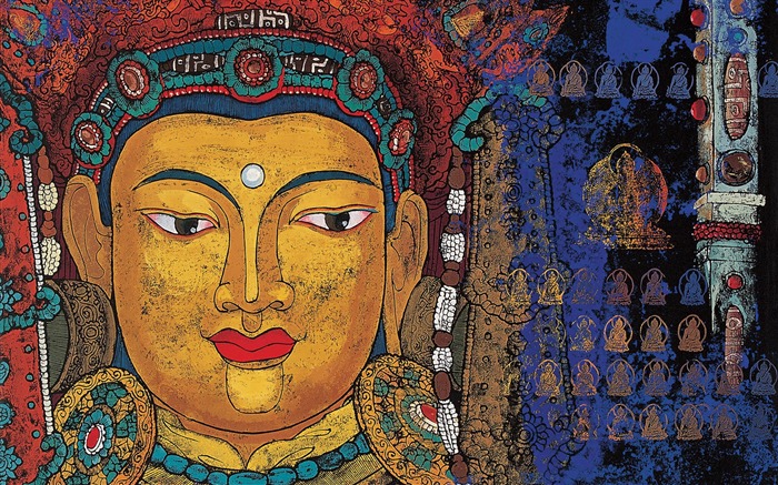 Cheung Пакистан тибетского печать обои (2) #10