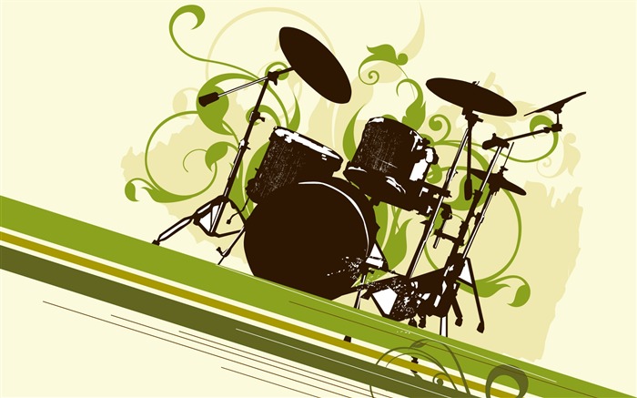 Vector musical theme wallpapers (2) #10