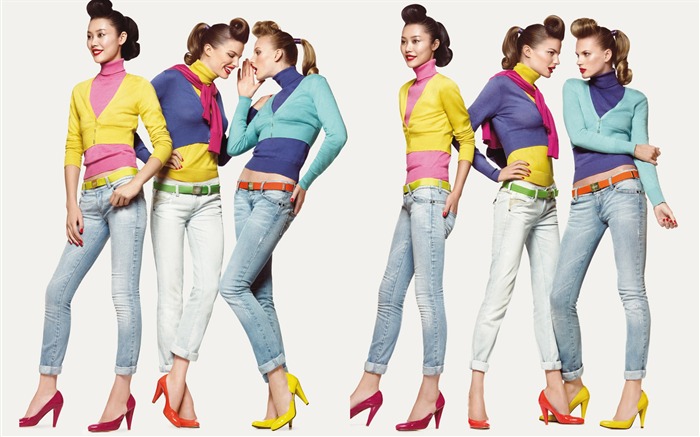 Colorful fashion wallpaper (5) #9