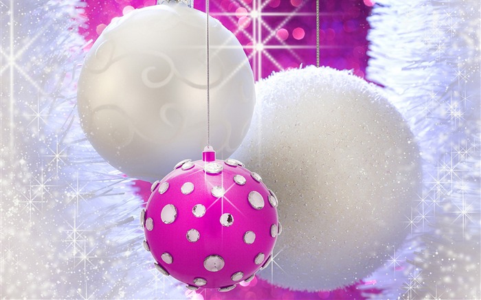 Рождественские шары обои (4) #19
