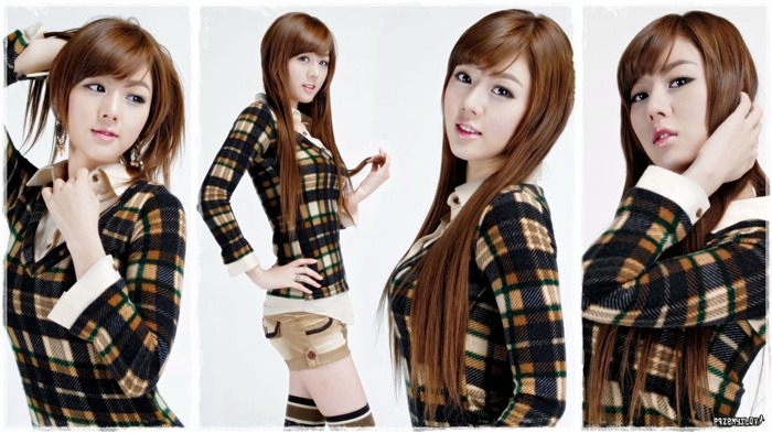 Корейский модели автосалон Хванг Ми Хи и песни Jina #14