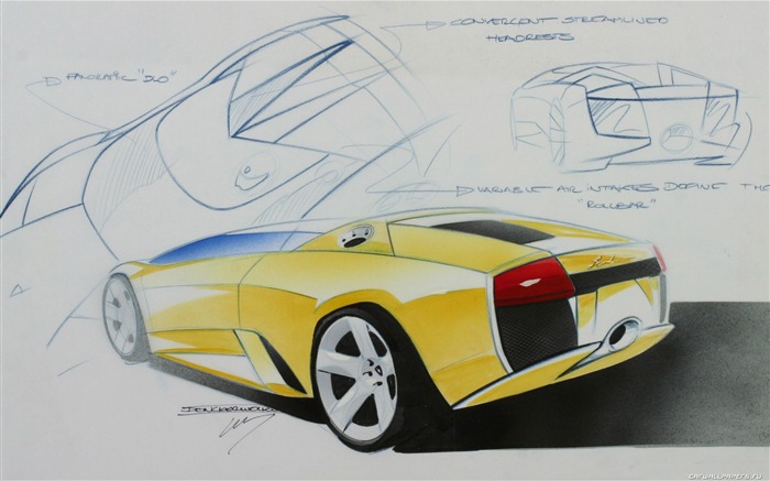 Lamborghini Murciélago Roadster - 2004 fondos de escritorio de alta definición #44