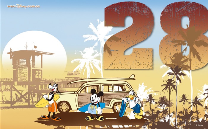 Disney-Zeichentrickfilm Mickey Wallpaper (4) #12