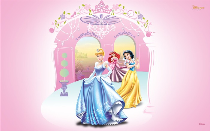 Princess Disney cartoon wallpaper (3) #2