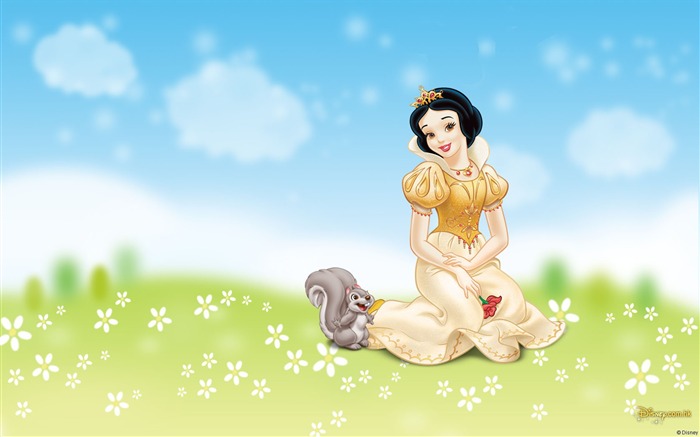 Принцессы Дисней мультфильм обои (3) #8