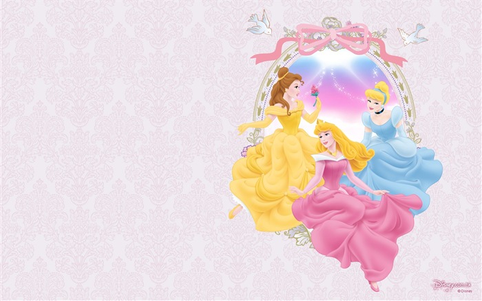Princess Disney cartoon wallpaper (4) #6