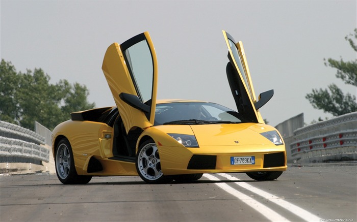 Lamborghini Murcielago - 2001 HD обои (2) #11