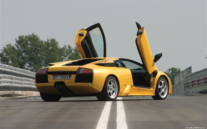 Lamborghini Murcielago - 2001 HD обои (2) #13