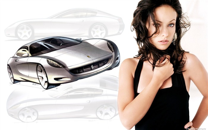 Cars and Girls wallpapers (2) #15