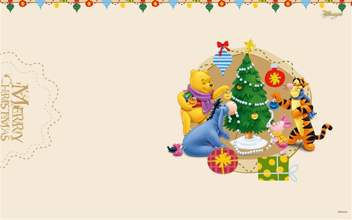クリスマス ディズニー くまのプーさん Winnie The Pooh Pcデスクトップ壁紙 画像 高画質 Naver まとめ