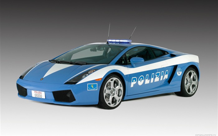 Lamborghini Gallardo Policía - 2005 fondos de escritorio de alta definición #1
