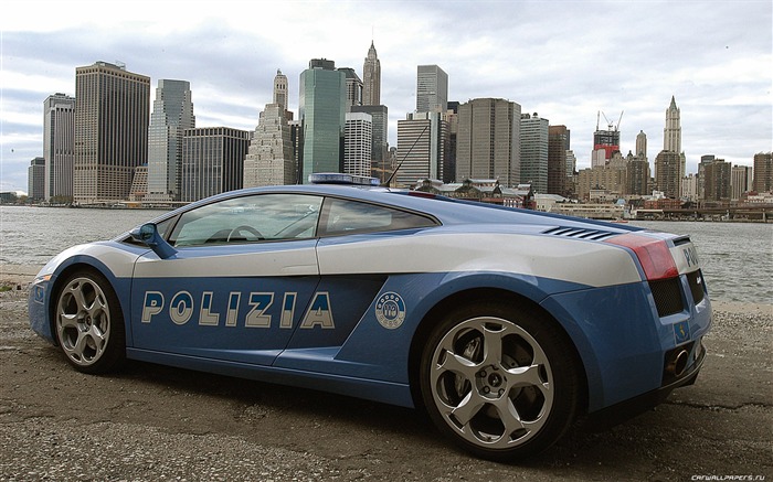 Lamborghini Gallardo Police - 2005 fonds d'écran HD #3