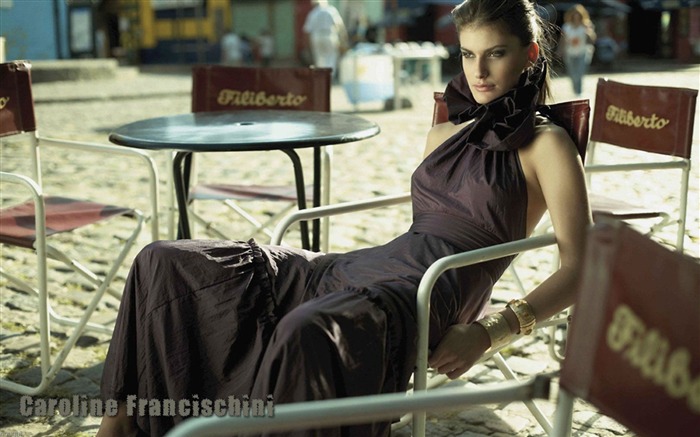 Caroline Francischini krásnou tapetu #15