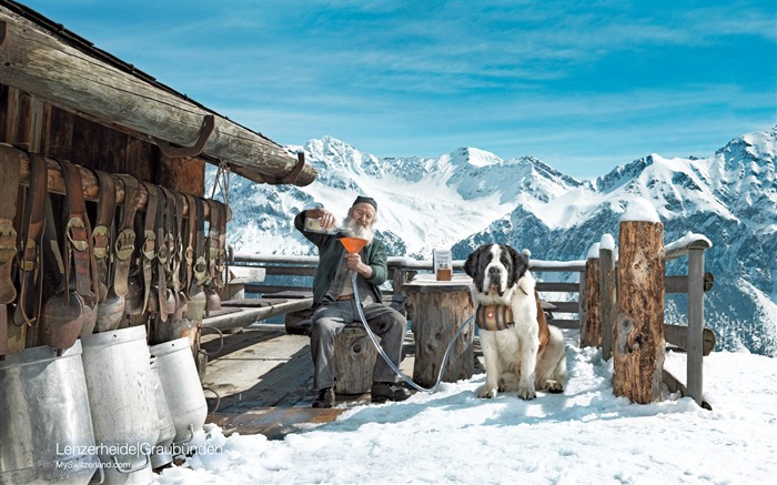 Švýcarský zimě sníh tapety #11