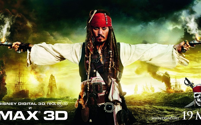 Pirates of the Caribbean: On Stranger Tides 加勒比海盗4 壁纸专辑1