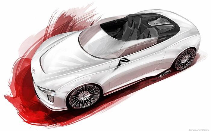 Concept Car Audi e-tron Spyder - 2010 HD tapetu #31