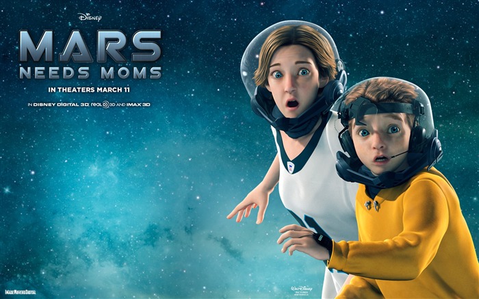 Mars Needs Moms Tapeten #4