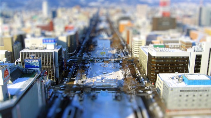 Real to the enemy's miniature landscape shift photography wallpaper(2) #9