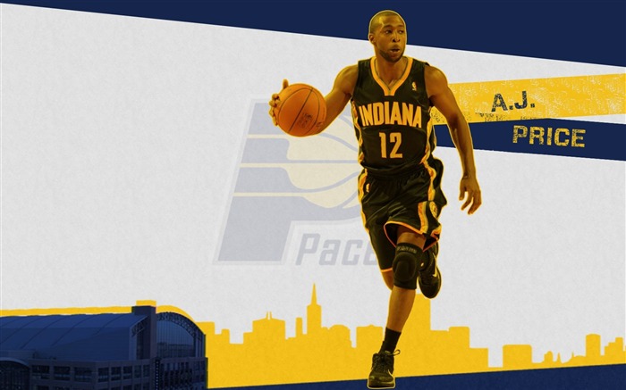 NBA 2010-11 temporada de Indiana Pacers Fondos #13