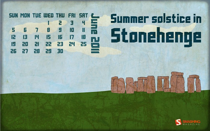 June 2011 Calendar Wallpaper (2) #9
