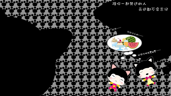 Baby-Katze Cartoon wallpaper (1) #3