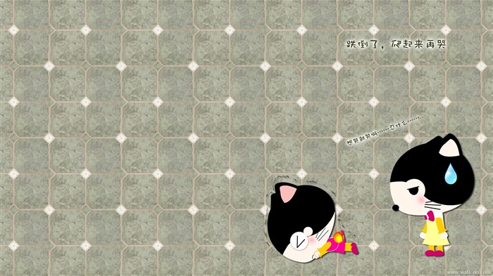 Baby cat cartoon wallpaper (4) #14