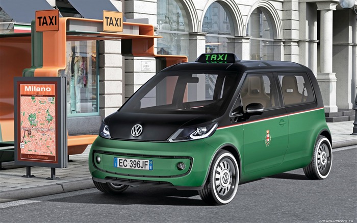 Concept Car Volkswagen Milano Taxi - 2010 fondos de pantalla HD #1