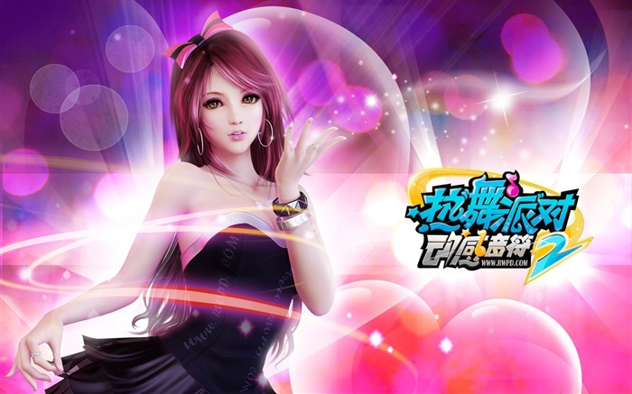 온라인 게임 핫 댄스 파티 II 공식 배경 화면 #1