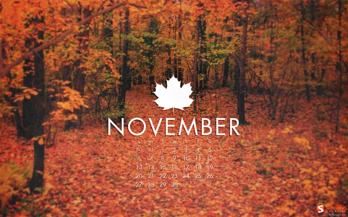 Ноябрь 2011 Календарь обои (2) #11