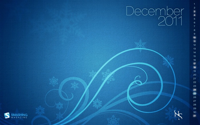 December 2011 Calendar wallpaper (2) #5
