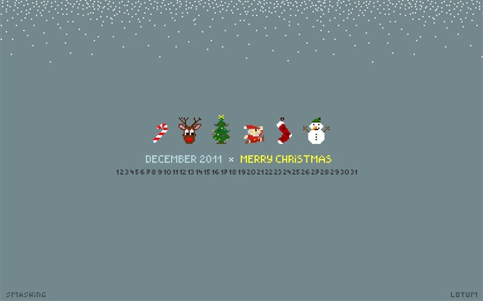 December 2011 Calendar wallpaper (2) #6