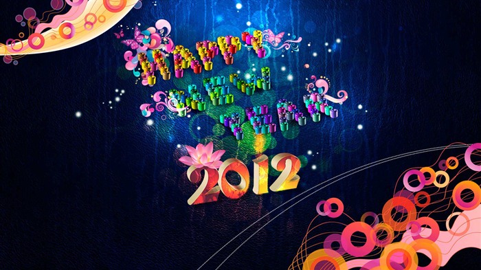 2012 Neues Jahr Tapeten (2) #3