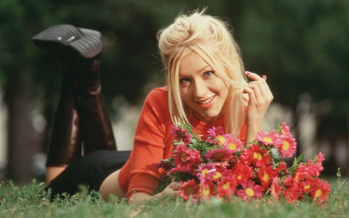 Christina Aguilera tapety na plochu krásné #5