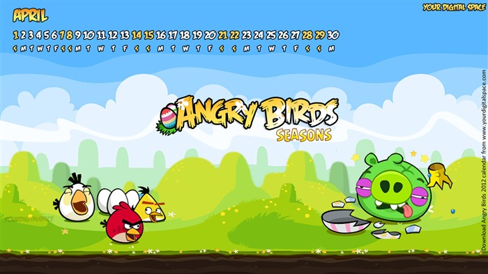 Angry Birds 2012 обои #2