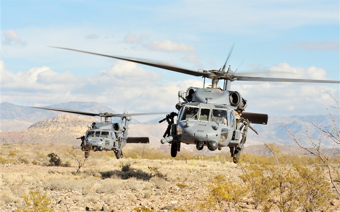 Военные вертолеты HD обои #19