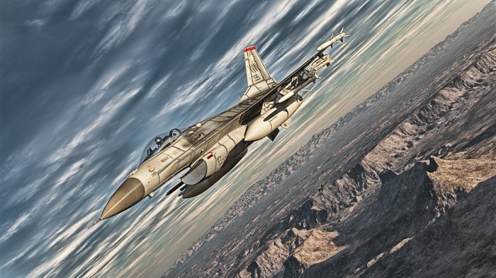 Military fighter HD-Breitbild-Wallpaper #12