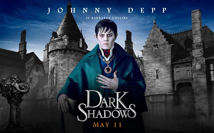 Johnny Depp in Dark Shadows movie HD wallpapers