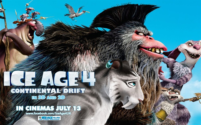 Ice Age 4: Continental Drift 冰川时代4：大陆漂移 高清壁纸7