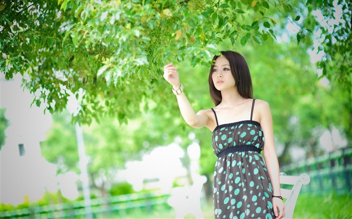 台湾の果物の少女の美しい壁紙（11） #10