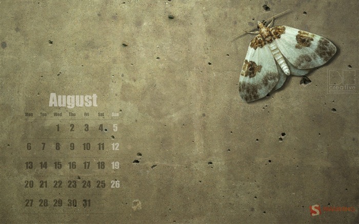 Srpna 2012 Kalendář Tapety na plochu (1) #19