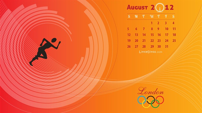 Август 2012 Календарь обои (2) #15